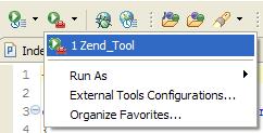 Use Zend_Tool from Eclipse